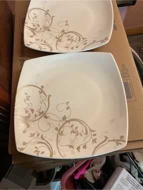 2 Dinner Plates 10 1/8" Whitney by coventry